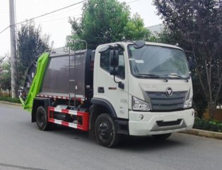 聚尘王牌HNY5084ZYSB6型压缩式垃圾车
